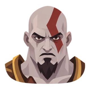 Kratos prime AI voice effect